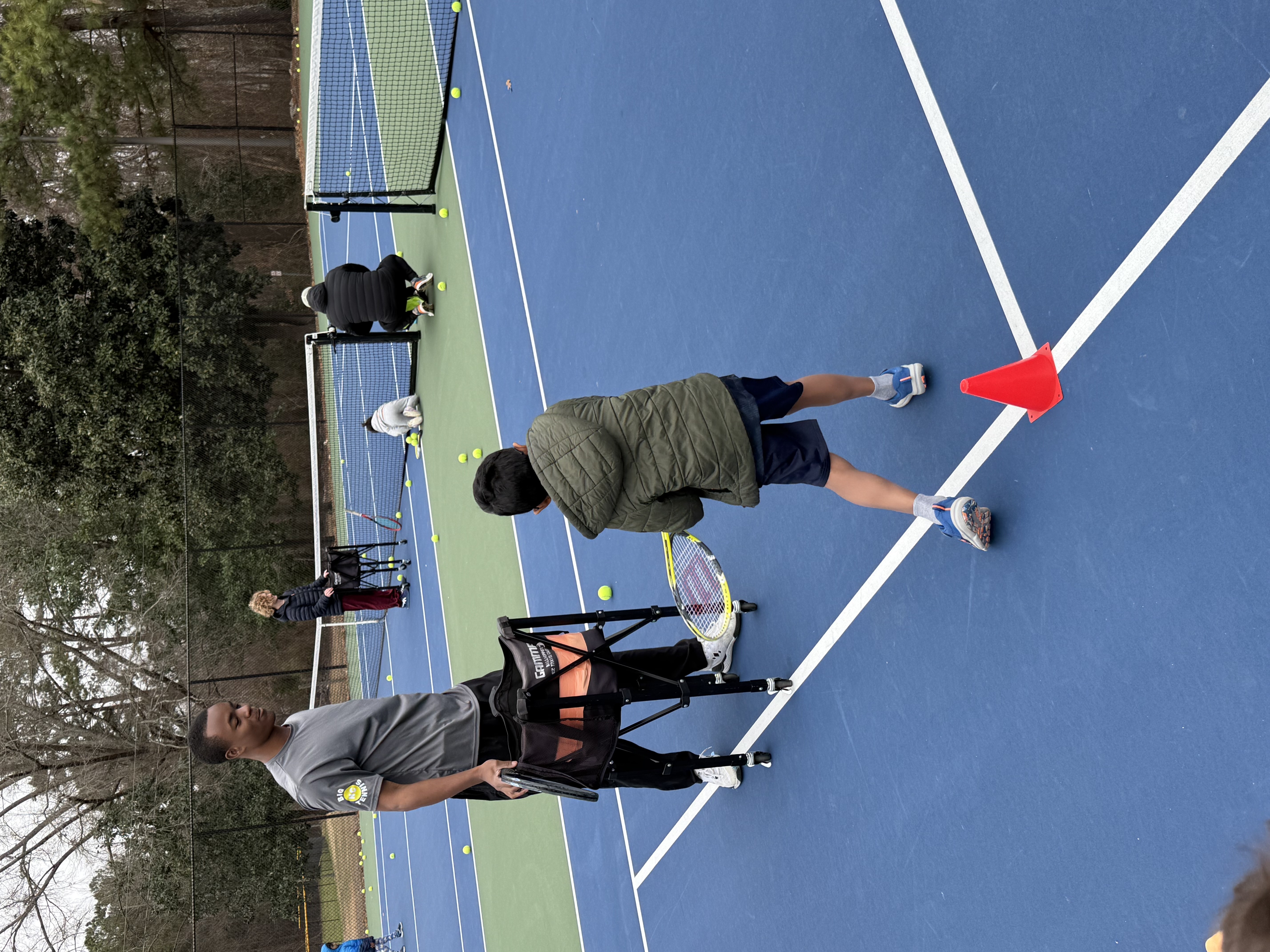 Ages 8-12 tennis at Action Park
